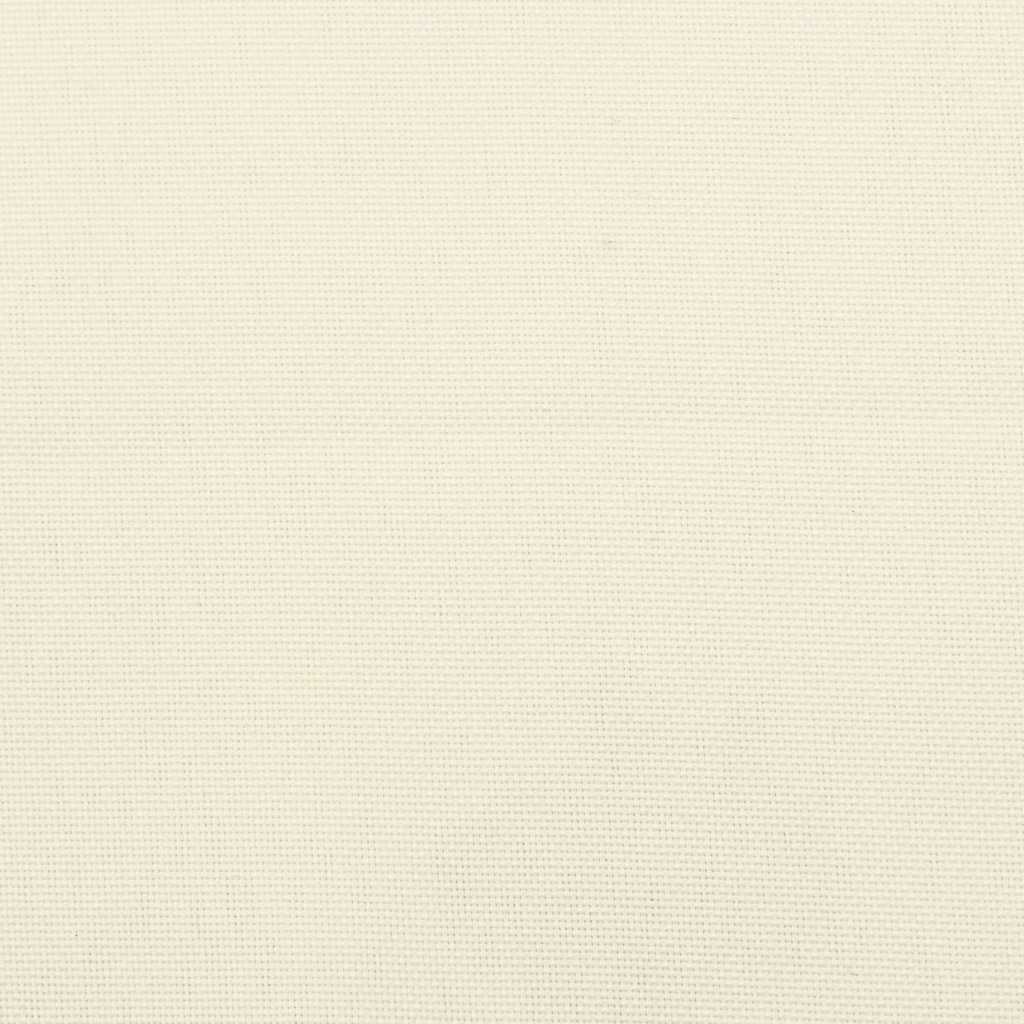 vidaXL Hochlehner-Auflagen 4 Stk. Creme Oxford-Gewebe