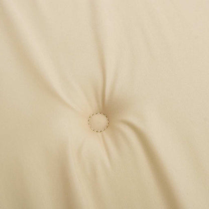 vidaXL Hochlehner-Auflagen 2 Stk. Beige Oxford-Gewebe