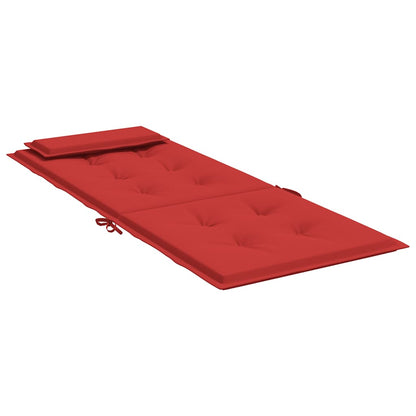 vidaXL Hochlehner-Auflagen 2 Stk. Rot Oxford-Gewebe