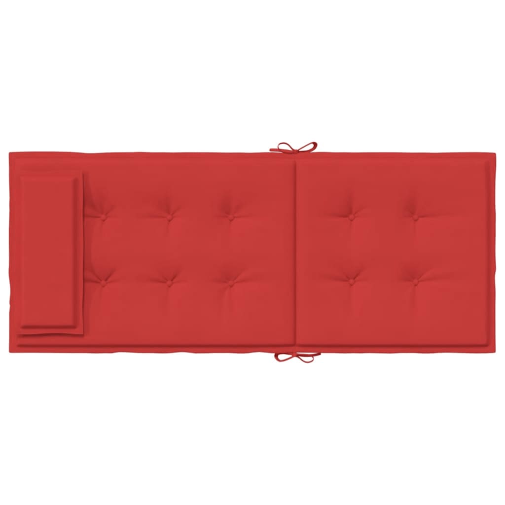 vidaXL Hochlehner-Auflagen 6 Stk. Rot Oxford-Gewebe