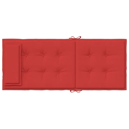 vidaXL Hochlehner-Auflagen 6 Stk. Rot Oxford-Gewebe