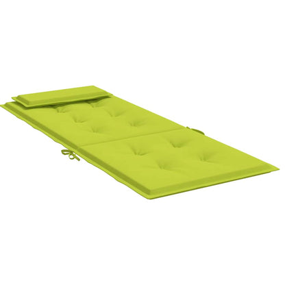 vidaXL Hochlehner-Auflagen 4 Stk. Knallgrün Oxford-Gewebe