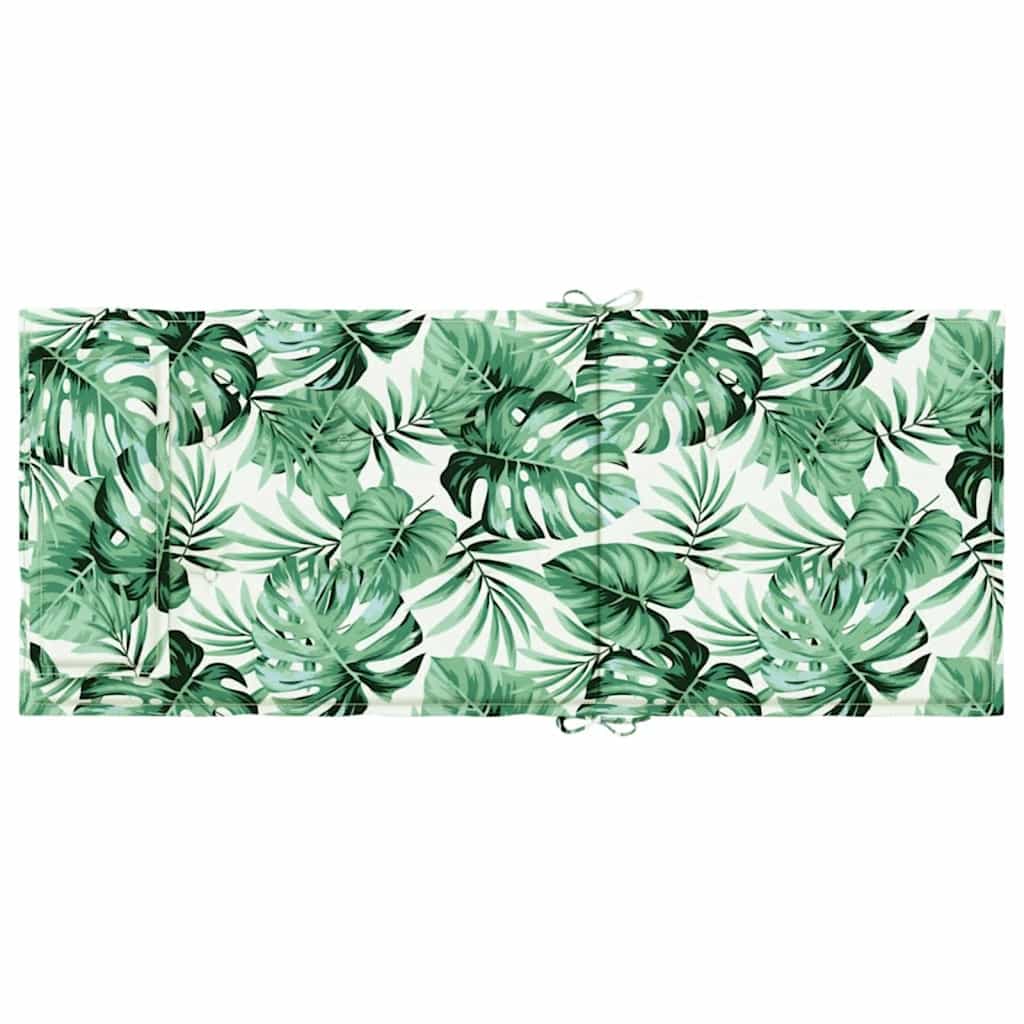 vidaXL Coussins de dossier haut 6 pcs Motif feuille Tissu Oxford