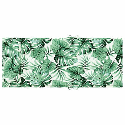 vidaXL Coussins de dossier haut 6 pcs Motif feuille Tissu Oxford