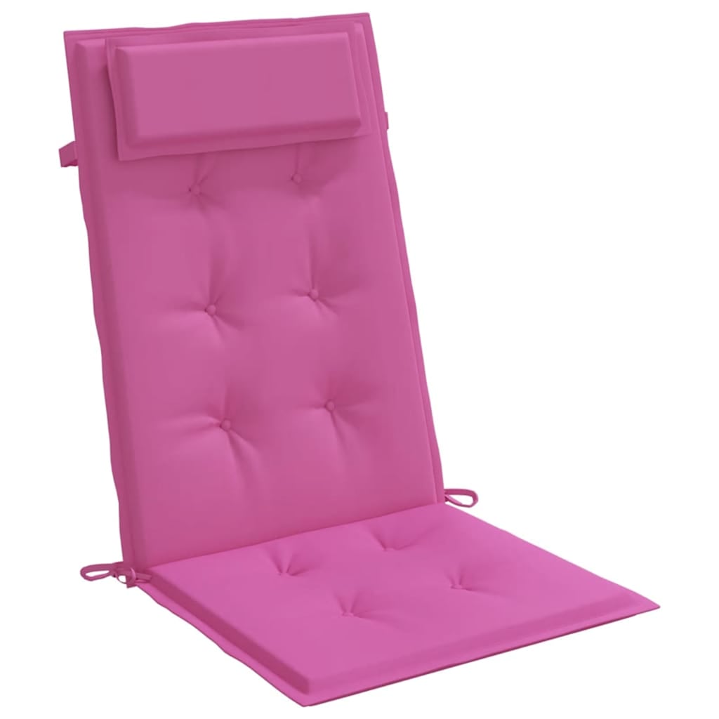 vidaXL Hochlehner-Auflagen 2 Stk. Rosa Oxford-Gewebe