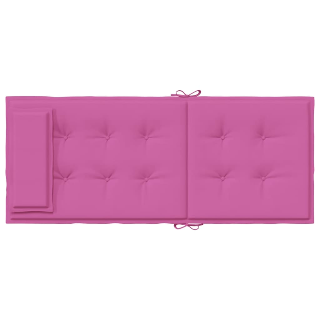 vidaXL Hochlehner-Auflagen 2 Stk. Rosa Oxford-Gewebe