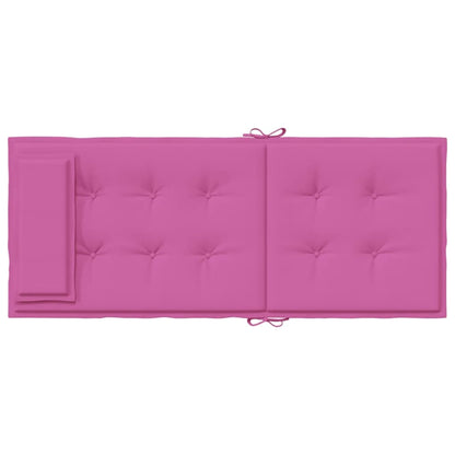 vidaXL Hochlehner-Auflagen 2 Stk. Rosa Oxford-Gewebe