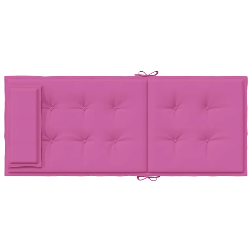vidaXL Hochlehner-Auflagen 4 Stk. Rosa Oxford-Gewebe