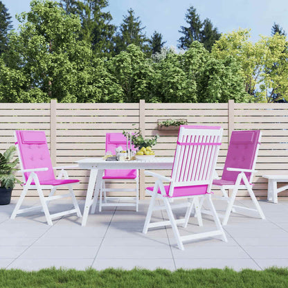 vidaXL Hochlehner-Auflagen 4 Stk. Rosa Oxford-Gewebe