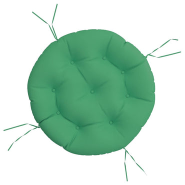vidaXL Coussin rond vert Ø 60 x 11 cm Tissu Oxford