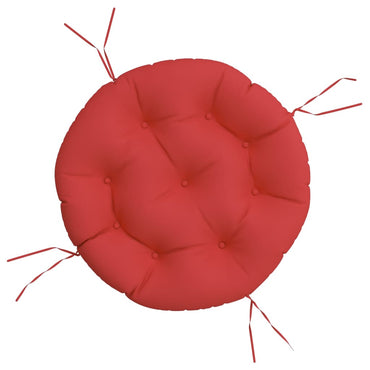 vidaXL Kissen Rund Rot Ø 60 x 11 cm Oxford-Gewebe