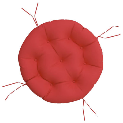 vidaXL Kissen Rund Rot Ø 60 x 11 cm Oxford-Gewebe