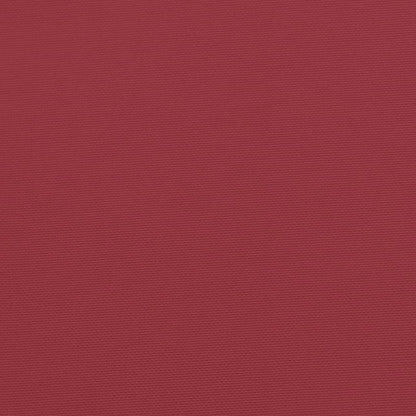 vidaXL Coussin rond rouge bordeaux Ø 60x11 cm Tissu Oxford