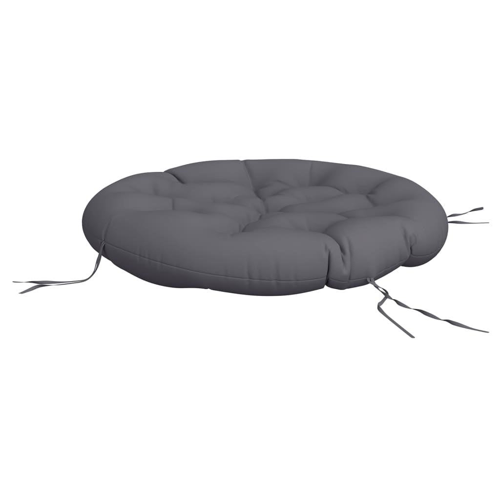 vidaXL Kissen Rund Anthrazit Ø 100x11 cm Oxford-Gewebe