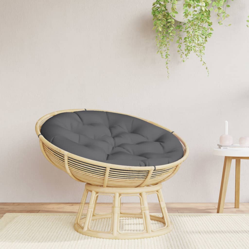 vidaXL Kissen Rund Anthrazit Ø 100x11 cm Oxford-Gewebe