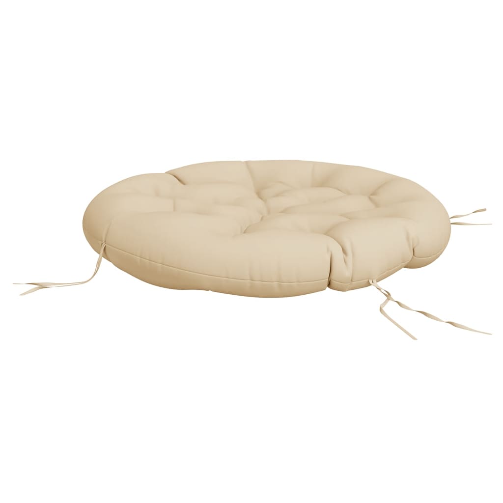 vidaXL Kissen Rund Beige Ø 100x11 cm Oxford-Gewebe