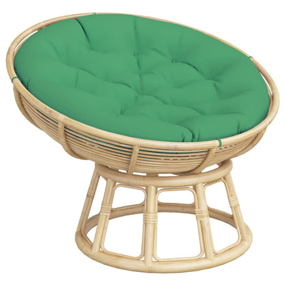 vidaXL Coussin rond vert Ø 100x11 cm Tissu Oxford