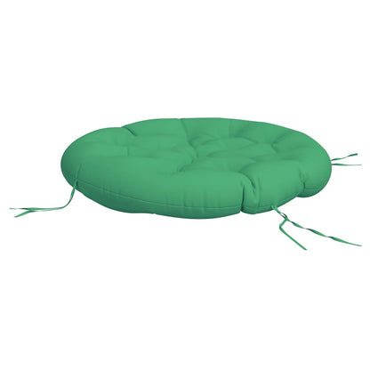 vidaXL Coussin rond vert Ø 100x11 cm Tissu Oxford