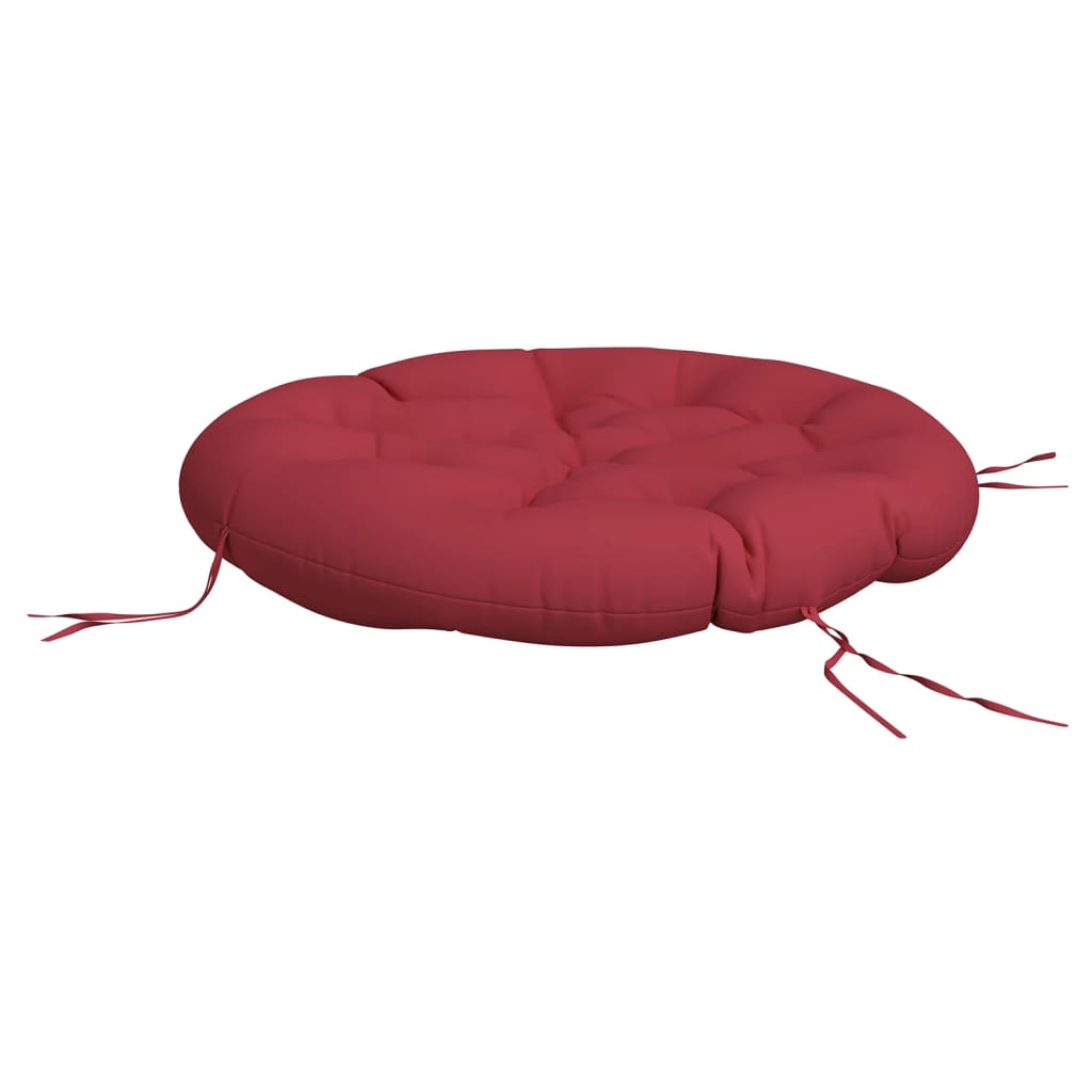 vidaXL Kissen Rund Weinrot Ø 100x11 cm Oxford-Gewebe