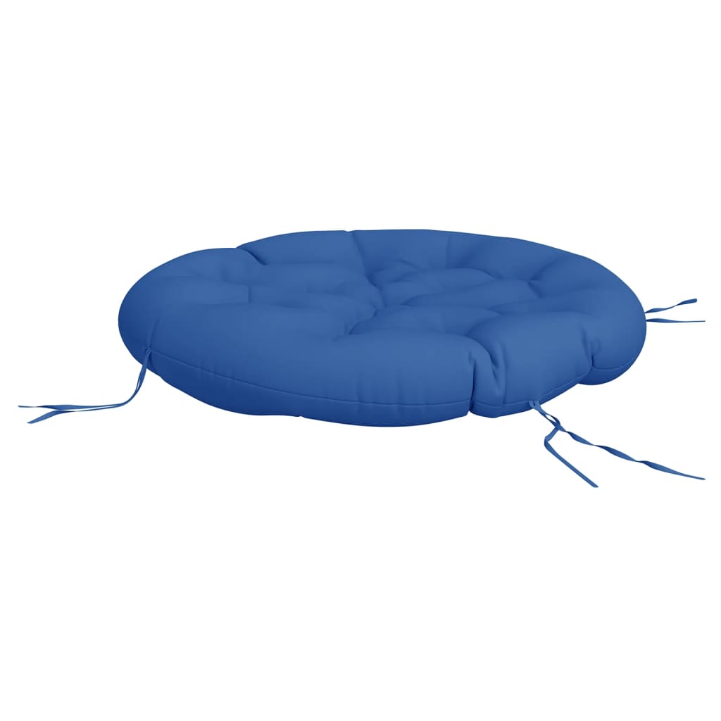 vidaXL Coussin rond bleu roi Ø 100x11 cm en tissu Oxford
