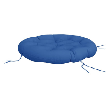 vidaXL Coussin rond bleu roi Ø 100x11 cm en tissu Oxford
