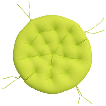 vidaXL Kissen Rund Knallgrün Ø 100x11 cm Oxford-Gewebe