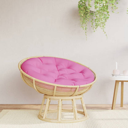 vidaXL Coussin rond rose Ø 100x11 cm en tissu Oxford