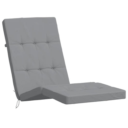 vidaXL Liegestuhl-Auflagen 2 Stk. Grau Oxford-Gewebe