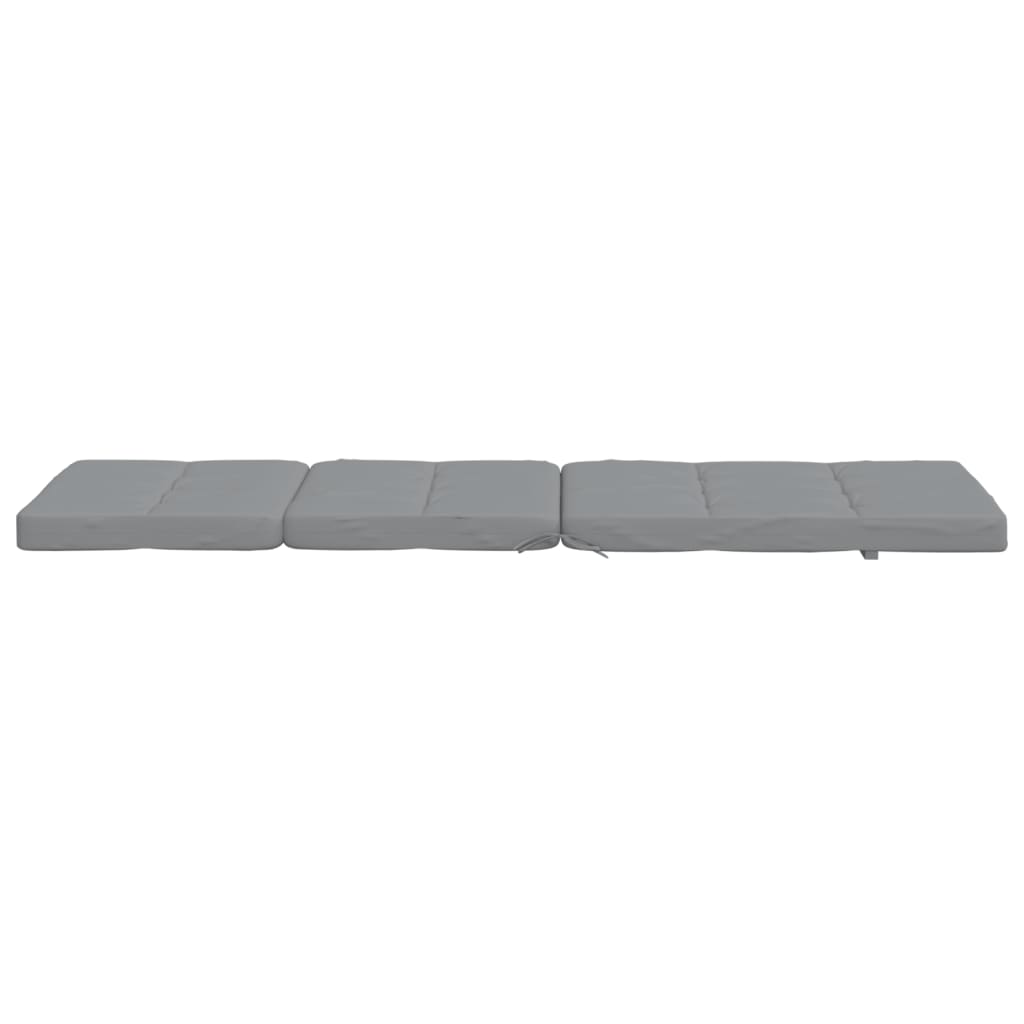 vidaXL Liegestuhl-Auflagen 2 Stk. Grau Oxford-Gewebe
