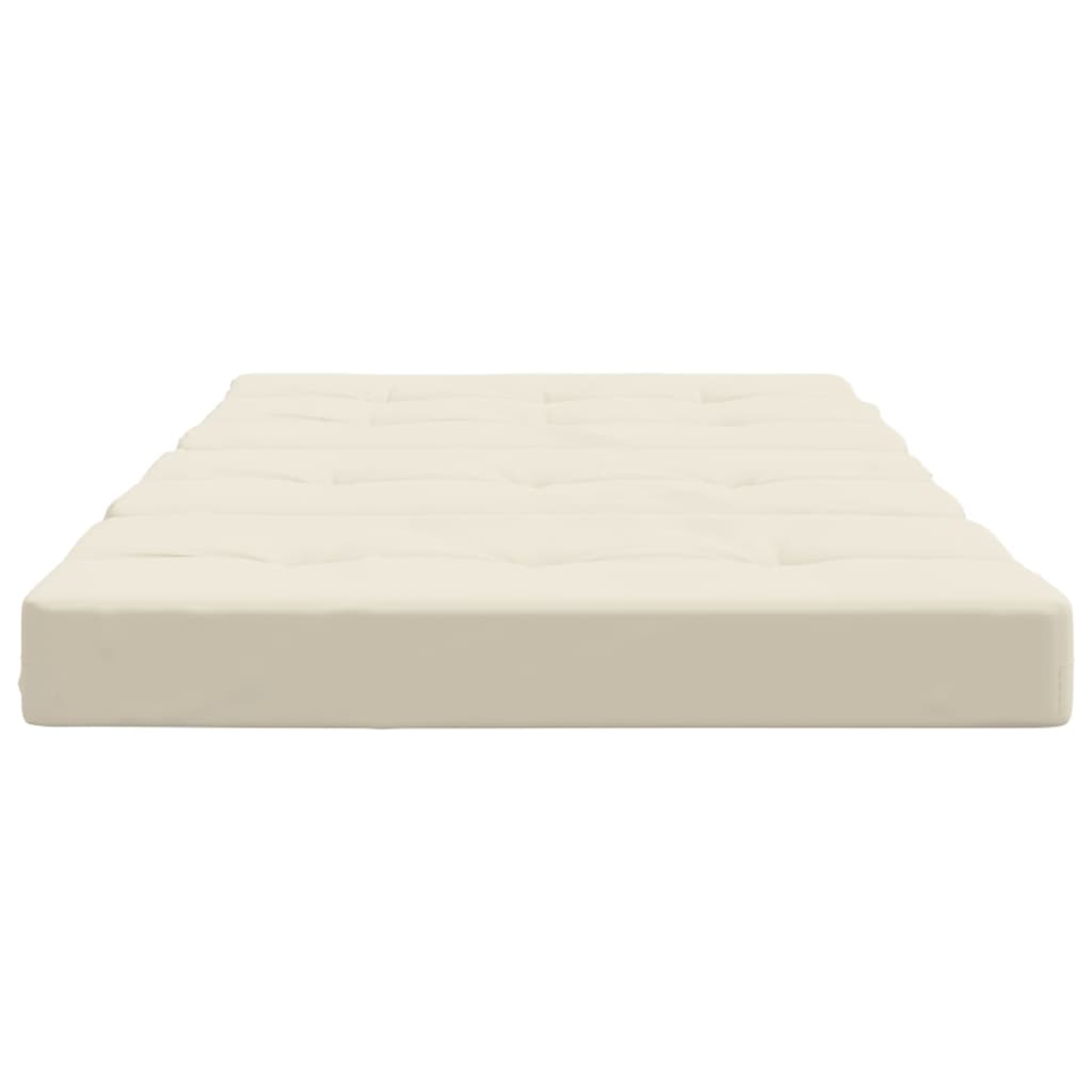 vidaXL Liegestuhl-Auflagen 2 Stk. Creme Oxford-Gewebe