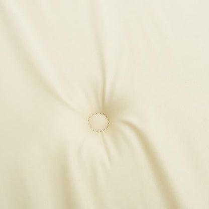 vidaXL Liegestuhl-Auflagen 2 Stk. Creme Oxford-Gewebe