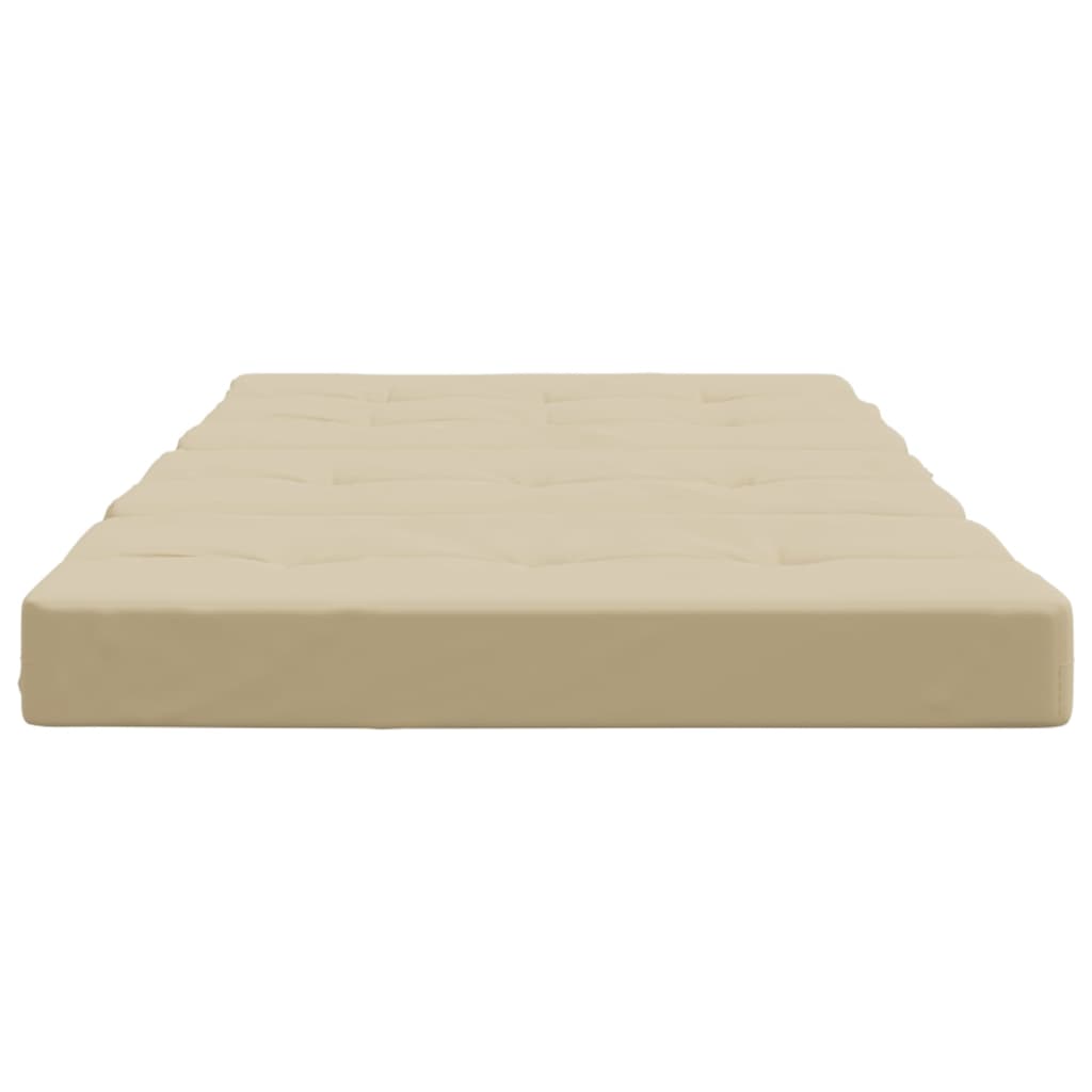 vidaXL Liegestuhl-Auflagen 2 Stk. Beige Oxford-Gewebe