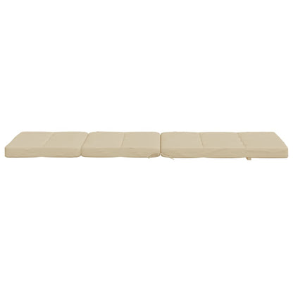 vidaXL Liegestuhl-Auflagen 2 Stk. Beige Oxford-Gewebe