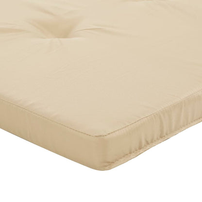 vidaXL Liegestuhl-Auflagen 2 Stk. Beige Oxford-Gewebe