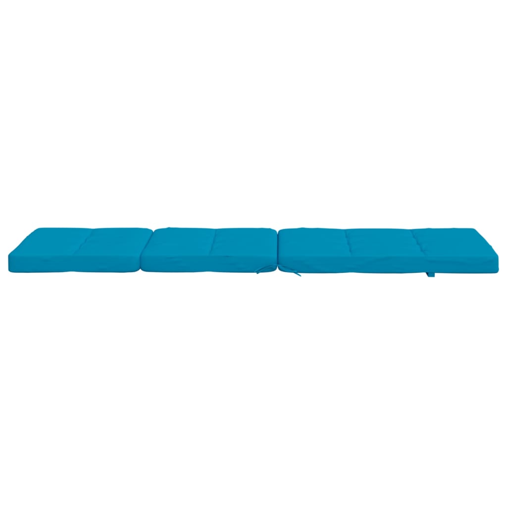 vidaXL Liegestuhl-Auflagen 2 Stk. Hellblau Oxford-Gewebe