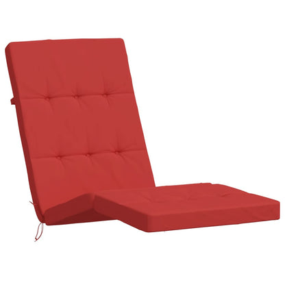 vidaXL Liegestuhl-Auflagen 2 Stk. Rot Oxford-Gewebe