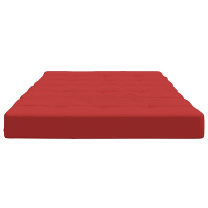 vidaXL Liegestuhl-Auflagen 2 Stk. Rot Oxford-Gewebe