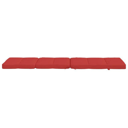 vidaXL Liegestuhl-Auflagen 2 Stk. Rot Oxford-Gewebe