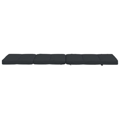 vidaXL Liegestuhl-Auflagen 2 Stk. Schwarz Oxford-Gewebe