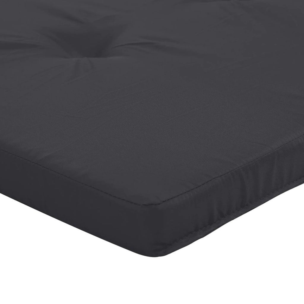 vidaXL Liegestuhl-Auflagen 2 Stk. Schwarz Oxford-Gewebe