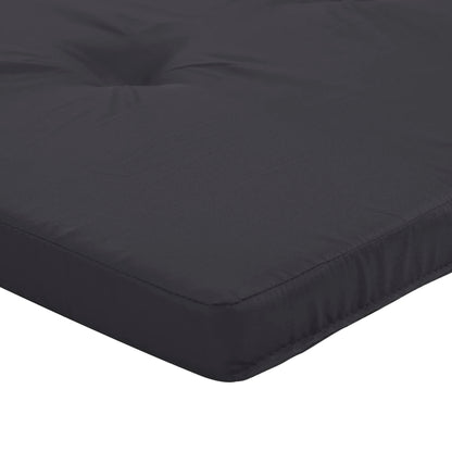 vidaXL Liegestuhl-Auflagen 2 Stk. Schwarz Oxford-Gewebe