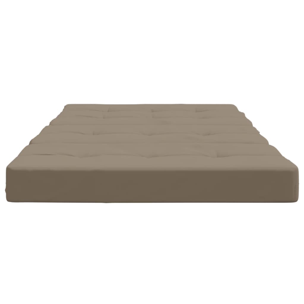 vidaXL Liegestuhl-Auflagen 2 Stk. Taupe Oxford-Gewebe