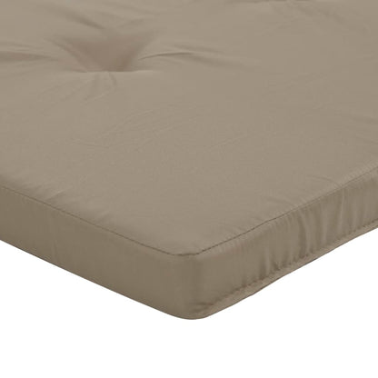 vidaXL Liegestuhl-Auflagen 2 Stk. Taupe Oxford-Gewebe