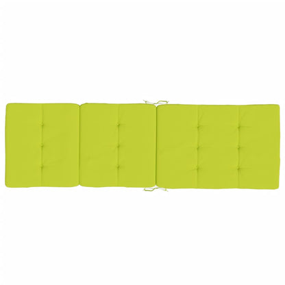 vidaXL Liegestuhl-Auflagen 2 Stk. Knallgrün Oxford-Gewebe