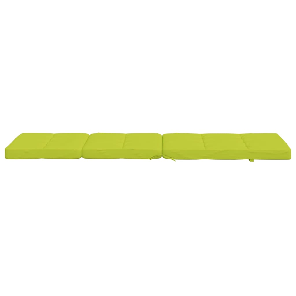 vidaXL Liegestuhl-Auflagen 2 Stk. Knallgrün Oxford-Gewebe