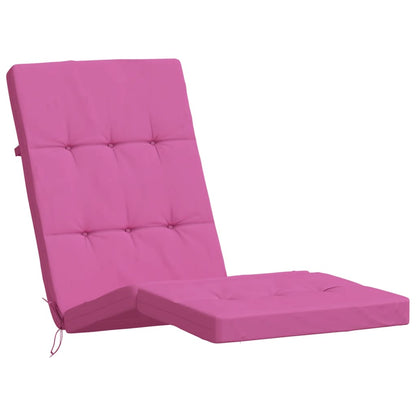 vidaXL Liegestuhl-Auflagen 2 Stk. Rosa Oxford-Gewebe