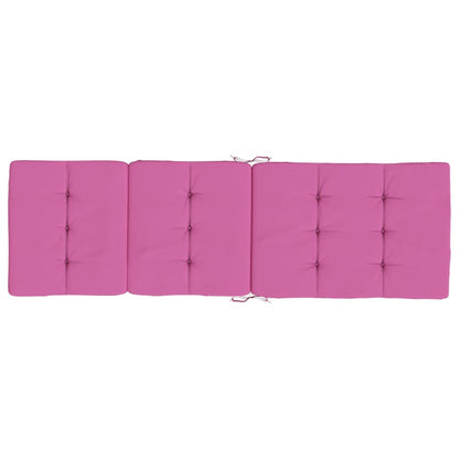 vidaXL Liegestuhl-Auflagen 2 Stk. Rosa Oxford-Gewebe