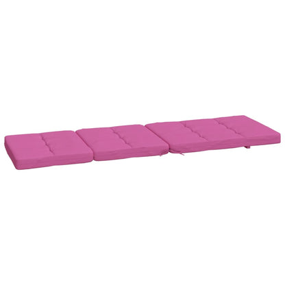 vidaXL Liegestuhl-Auflagen 2 Stk. Rosa Oxford-Gewebe