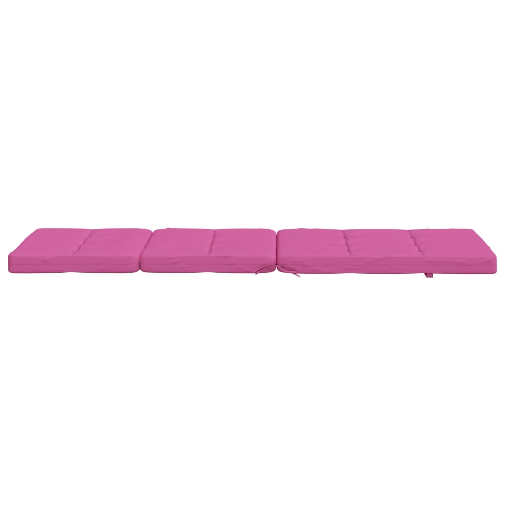vidaXL Liegestuhl-Auflagen 2 Stk. Rosa Oxford-Gewebe