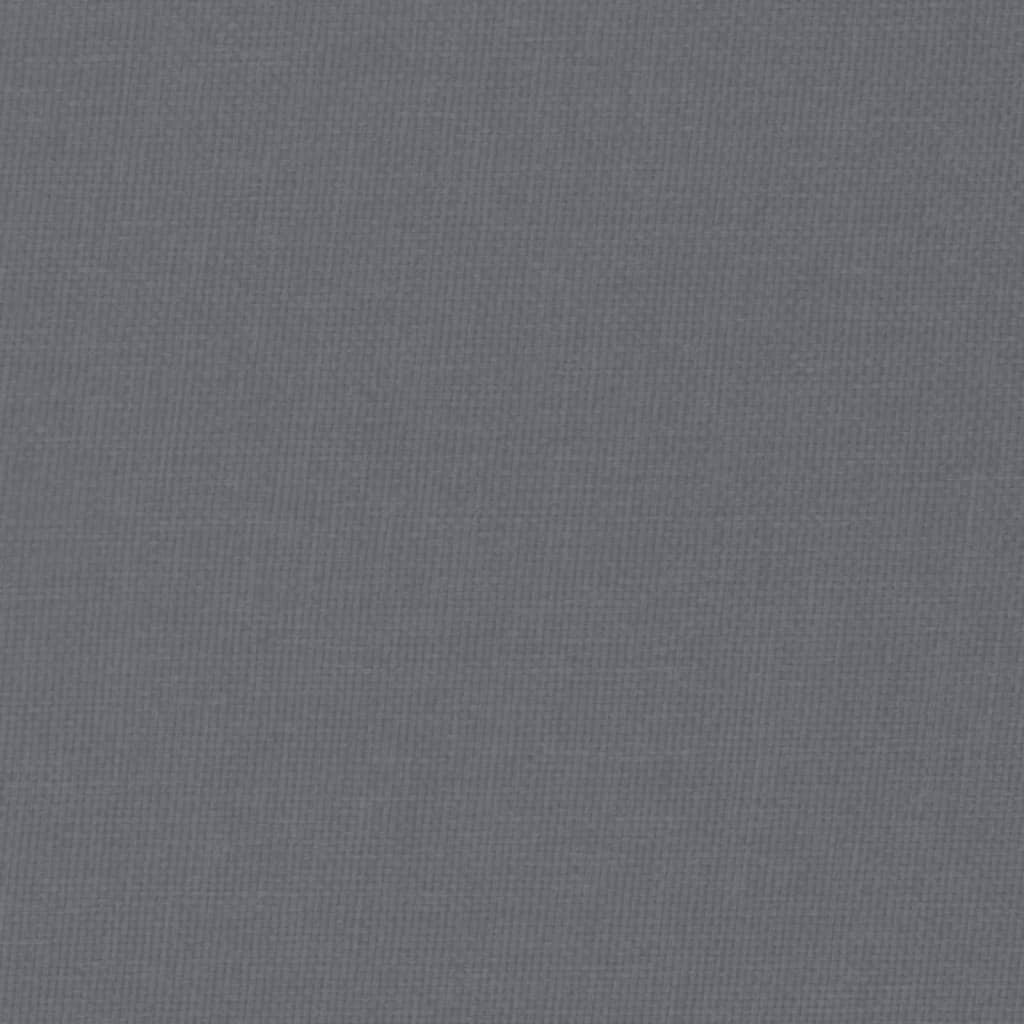 vidaXL Fauteuil relax avec repose-pieds gris foncé en tissu